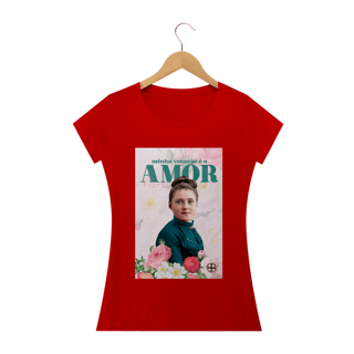 Nome do produto Camiseta Feminina Felipe D'Aloia - Minha Vocação é o Amor