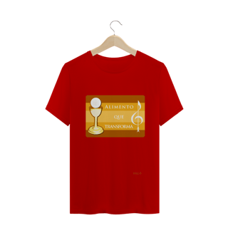 Nome do produto Camiseta Masculina Instrumento de Paz - Alimento Que Transforma