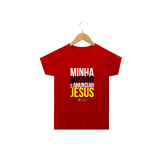 Nome do produto Camiseta Infantil Phelippe Luz - Minha Missão 2