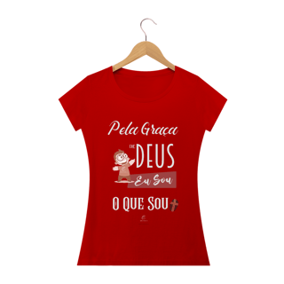 Nome do produto Camiseta Feminina Claudia Bastos - Pela Graça de Deus