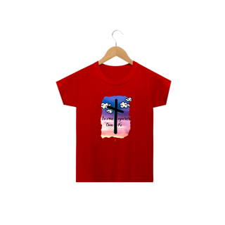 Nome do produto Camiseta Infantil Claudia Bastos - Eu Vou Esperar com Fé
