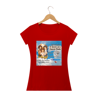 Nome do produto Camiseta Feminina Roberto Soares - Programa Rosário com a Sagrada Família
