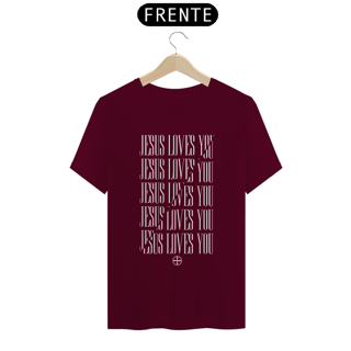 Nome do produto Camiseta Masculina Felipe D'Aloia - Jesus Loves You