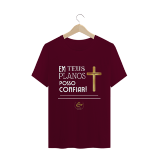 Nome do produto Camiseta Masculina Max Caleb - Em Teus planos posso confiar