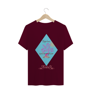 Nome do produto Camiseta Tininha Elo - Seja luz que evangeliza