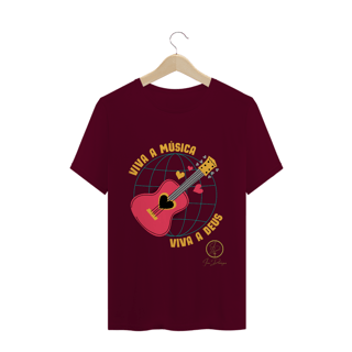 Nome do produto Camiseta Masculina Ivan Domingos - Viva a música