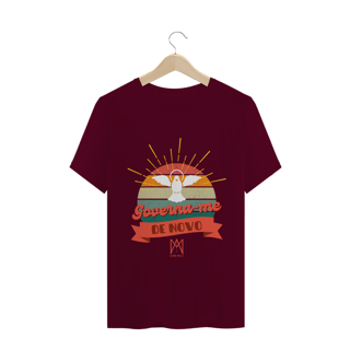 Nome do produto Camiseta Masculina Aline Melo - Governa-me de Novo