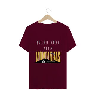 Nome do produto Camiseta Masculina Gabriel Dilins - Quero Voar Além Montanhas
