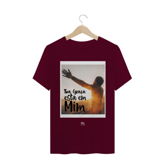 Nome do produto Camiseta Masculina Edu Guimarães - Tua Graça Está em Mim