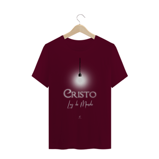 Nome do produto Camiseta Masculina Claudia Bastos - Luz Do Mundo
