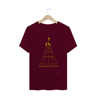 Nome do produto Camiseta Masculina Ministério Instrumento de Paz - Clave