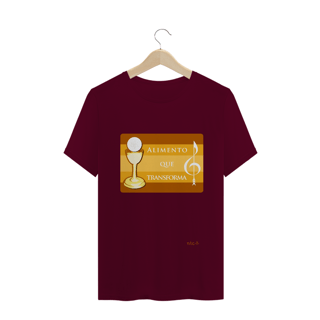 Nome do produto Camiseta Masculina Instrumento de Paz - Alimento Que Transforma