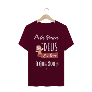 Nome do produto Camiseta Masculina Claudia Bastos - Pela Graça de Deus