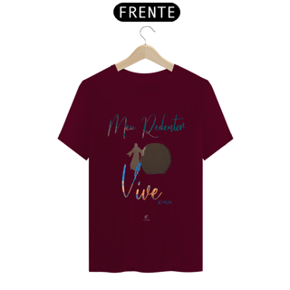Nome do produto Camiseta Masculina Claudia Bastos - Meu Redentor Vive