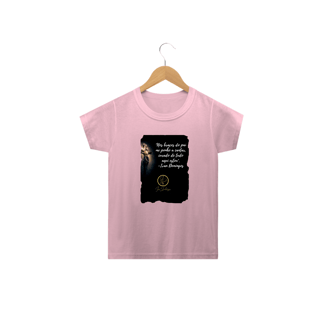 Nome do produto Camiseta Infantil Ivan Domingos - Nos braços do Pai
