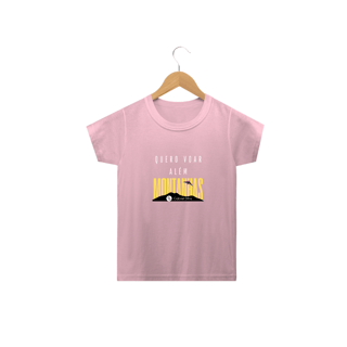 Nome do produto Camiseta Infantil Gabriel Dilins - Quero Voar Além montanhas
