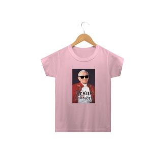 Nome do produto Camiseta Infantil Felipe D'Aloia - Jesus Save Bro