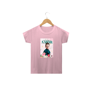 Nome do produto Camiseta Infantil Felipe D'Aloia - Minha Vocação é o Amor