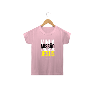 Nome do produto Camiseta Infantil Phelippe Luz - Minha Missão 2