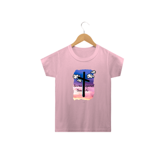 Nome do produto Camiseta Infantil Claudia Bastos - Eu Vou Esperar com Fé