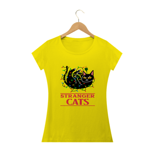 Nome do produtoT-shirt Feminina Stranger Cats