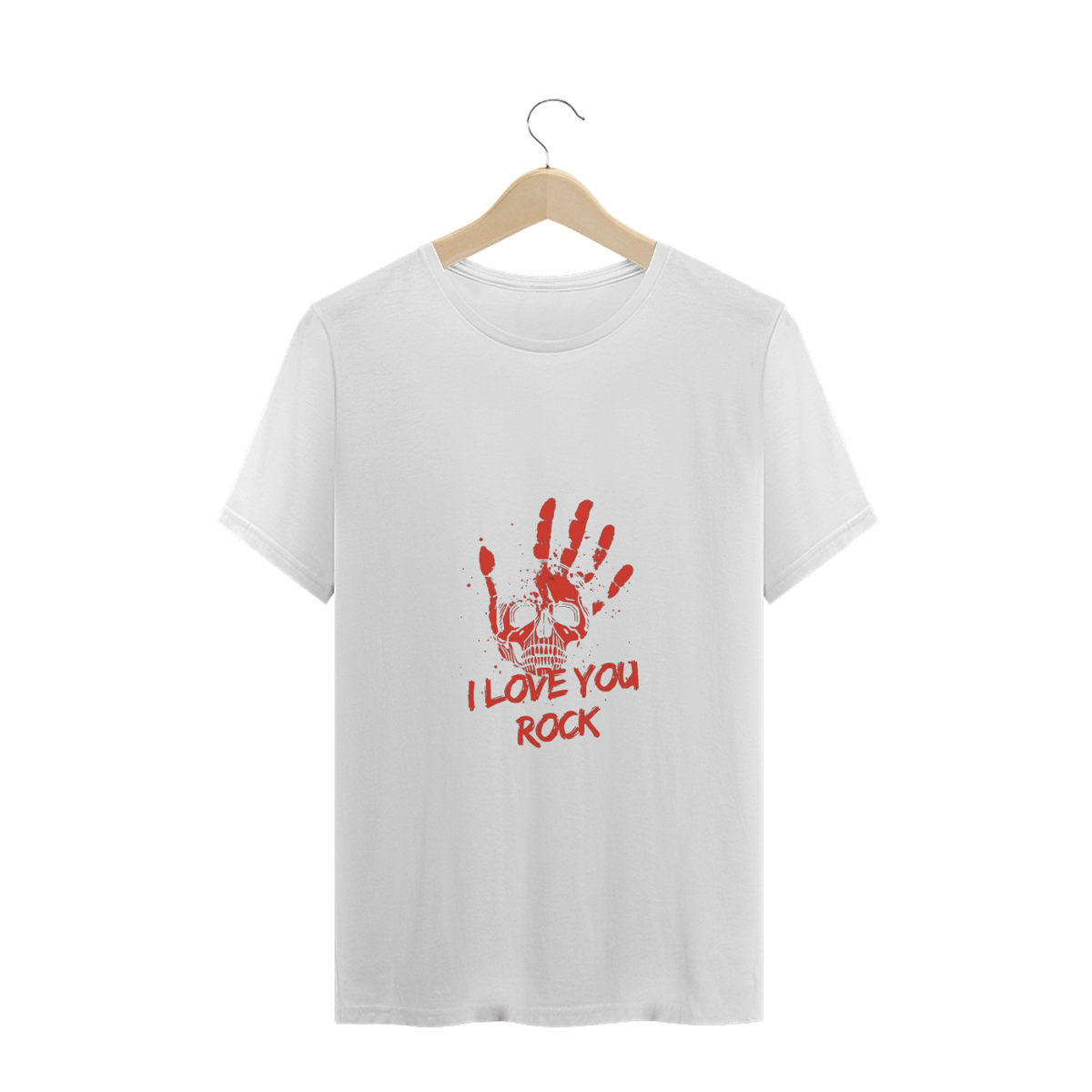 Nome do produto: Camisa Normal I love you rock