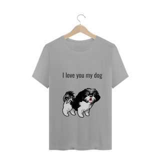 Nome do produto Camisa Normal I my  dog