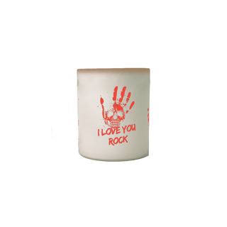 Nome do produto Caneca Mágica I love you rock