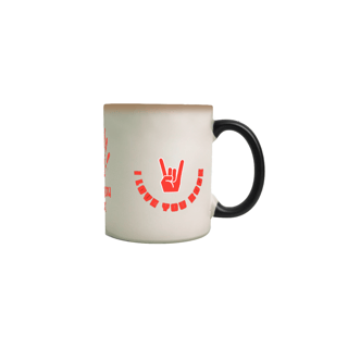 Nome do produto Caneca Mágica I love you rock