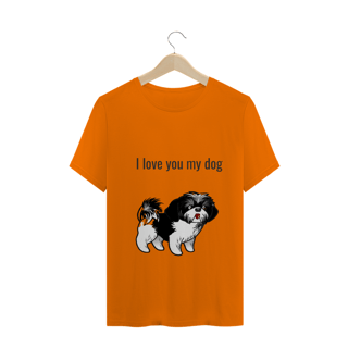 Nome do produto Camisa Normal I my  dog