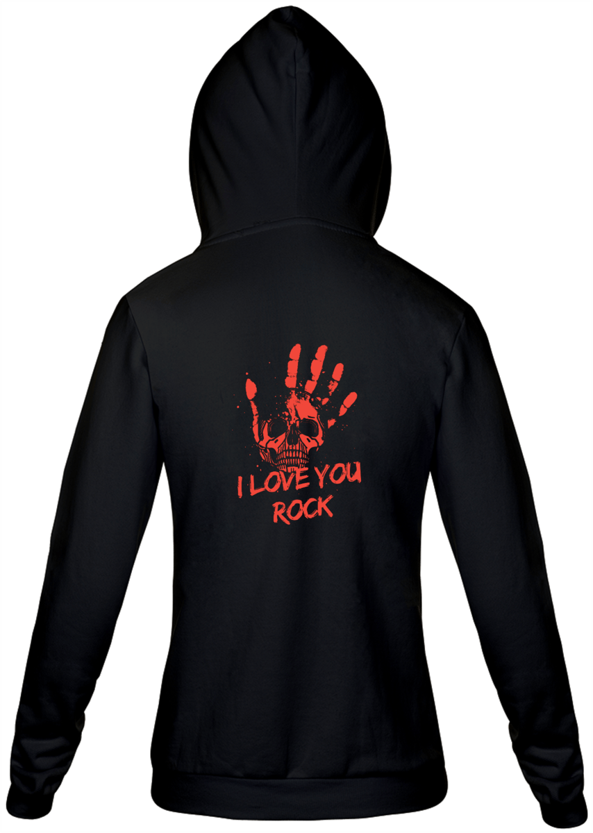 Nome do produto: Blusa de Frio Love you rock