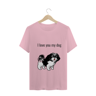 Nome do produto Camisa Normal I my  dog