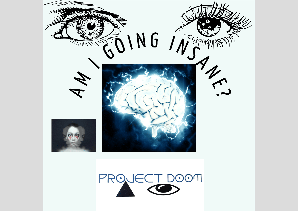 Nome do produto: Poster 1 Project Doom Am I Going Insane