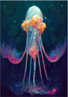 Galaxy Jellyfish