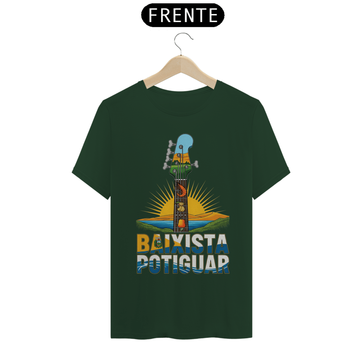 Nome do produto: Baixista Rio Grande Do Norte RN