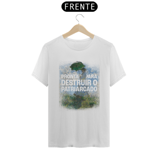 Nome do produto Pronta para destruir o patriarcado - Camiseta Regular