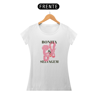 Nome do produto Bonita e Selvagem - Camiseta Baby Long