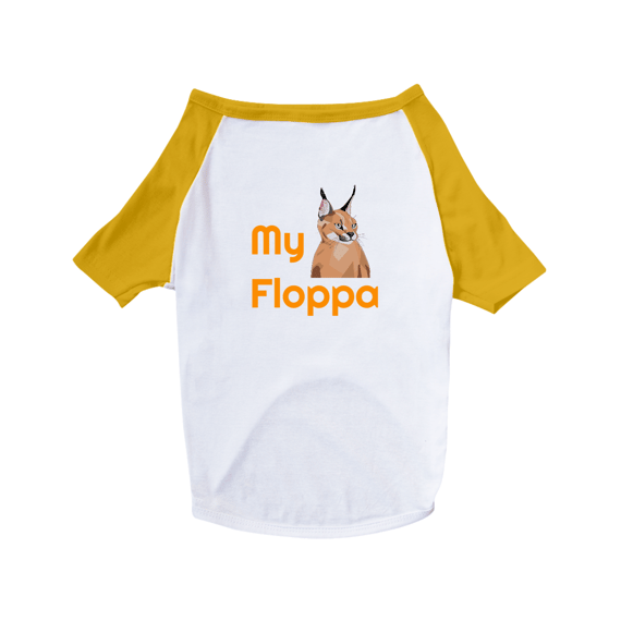 Camisa Pet Dog - Floppa Laranja