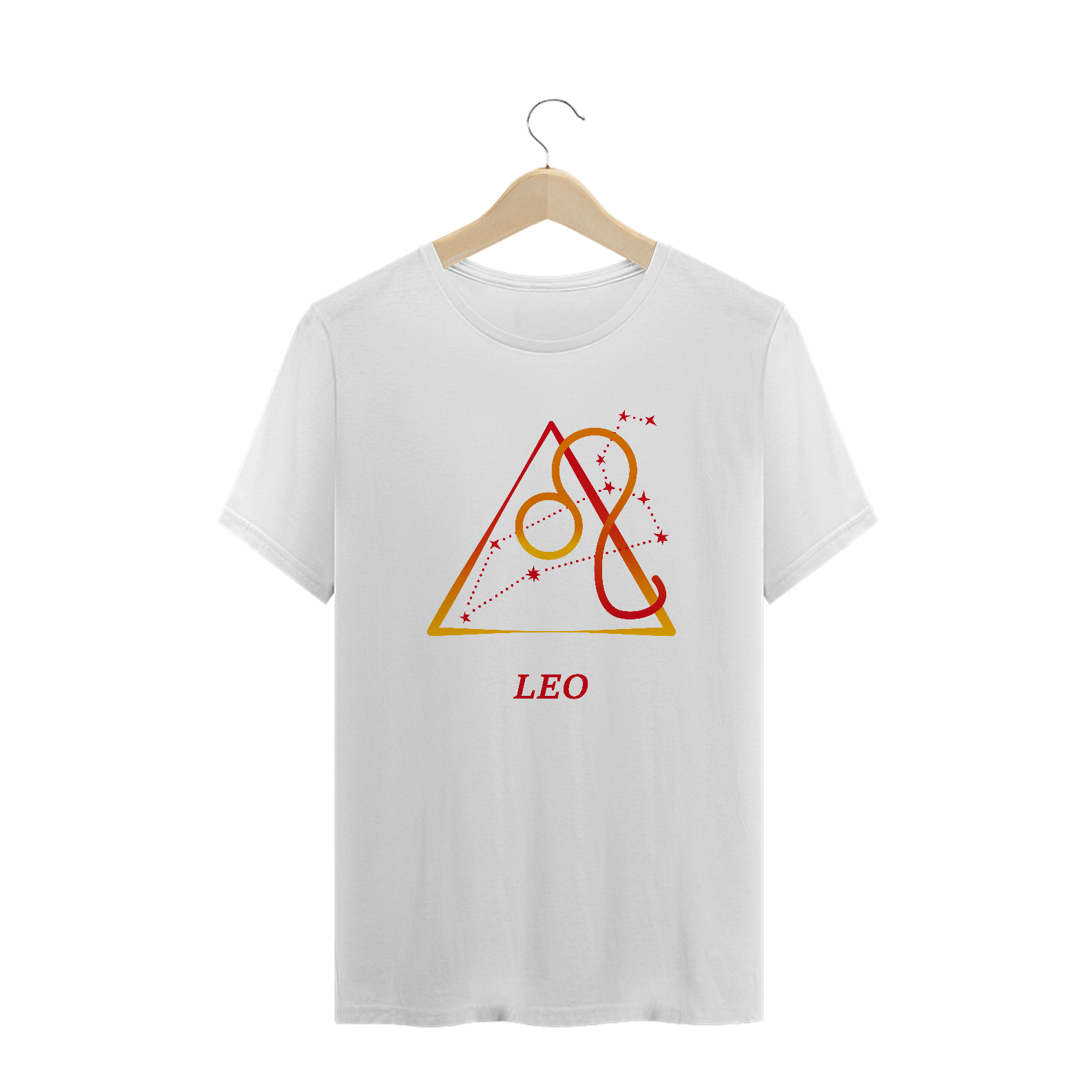 Camiseta Signos - Leão - Branca