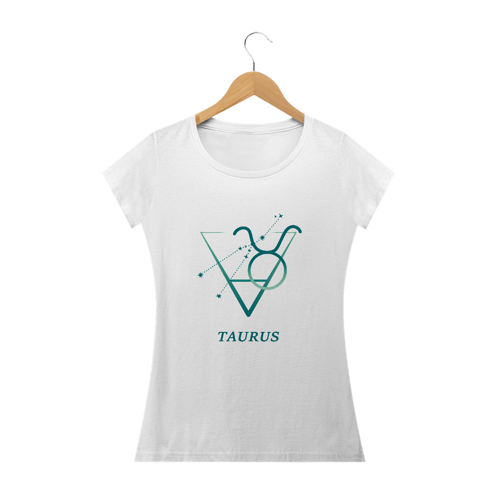 Camiseta Baby Long Signos - Touro - Branca