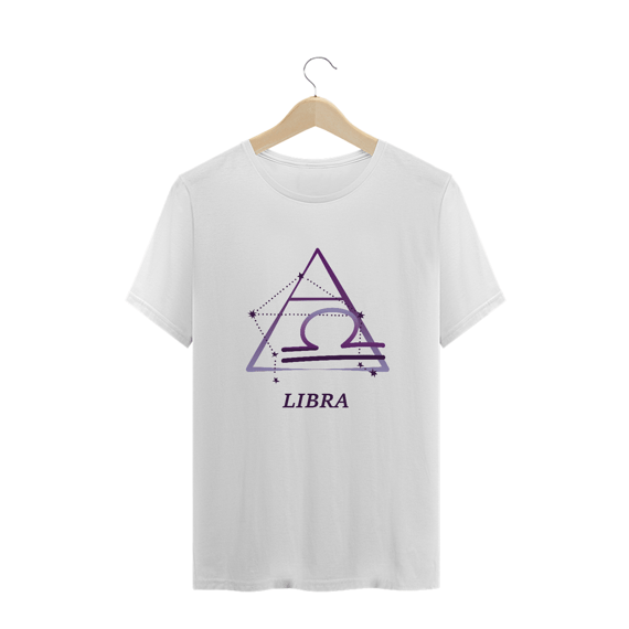 Camiseta Signos - Libra - Branca