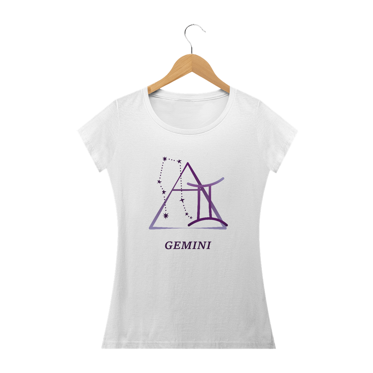 Camiseta Signos - Gêmeos - Branca