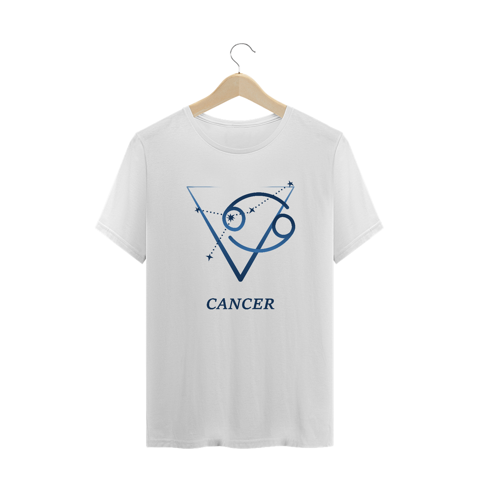 Camiseta Signos - Câncer - Branca