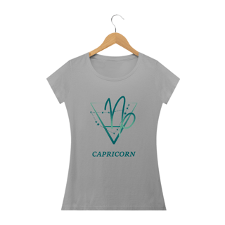 Nome do produto Camiseta Baby Long Signos - Capricórnio - Branca