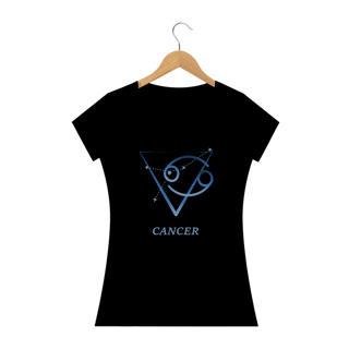 Camiseta Baby Long Signos - Câncer - Cores