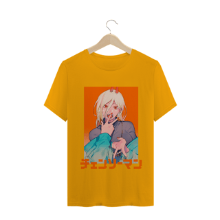 Nome do produto Camiseta Power Chainsaw Man - Tecido Classic