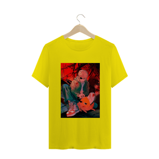 Nome do produto Camiseta Chainsaw Man Denji e Pochita - Tecido Classic