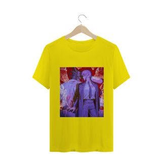 Nome do produto Camiseta Chainsaw Man Makima e Denji - Tecido Classic
