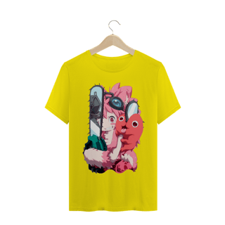 Nome do produto Camiseta Made in Abyss e Pochita - Tecido Quality