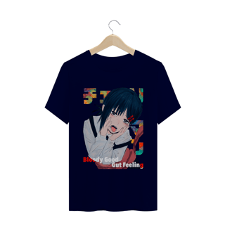 Camiseta Kobeni Bloody Good Chainsaw Man - Tecido Quality